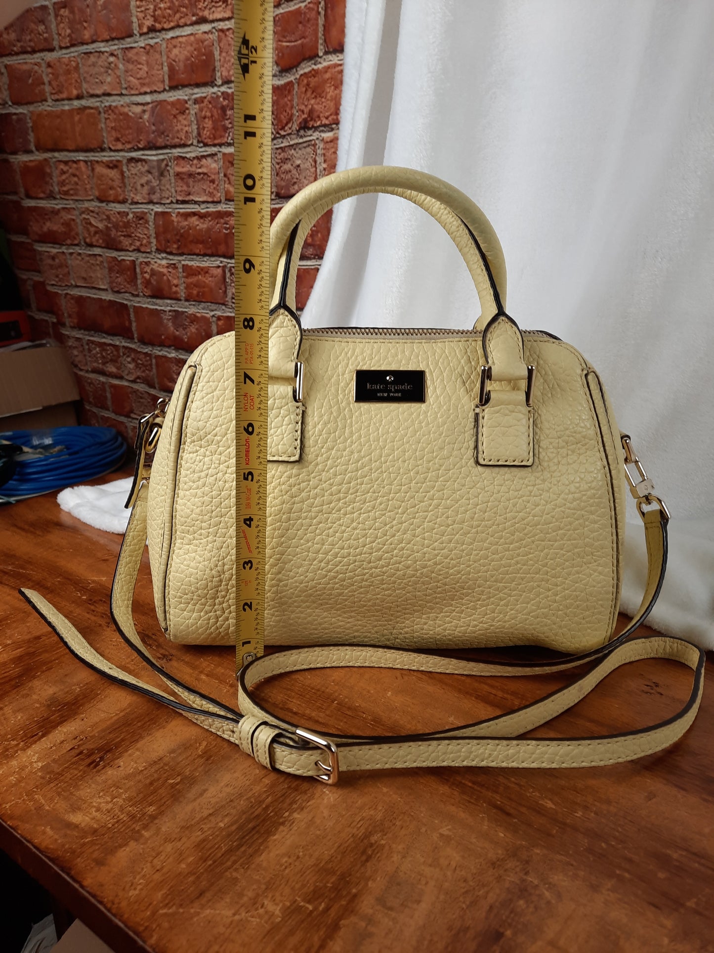 Kate Spade Genuine Pebbled leather Crossbody/Satchel