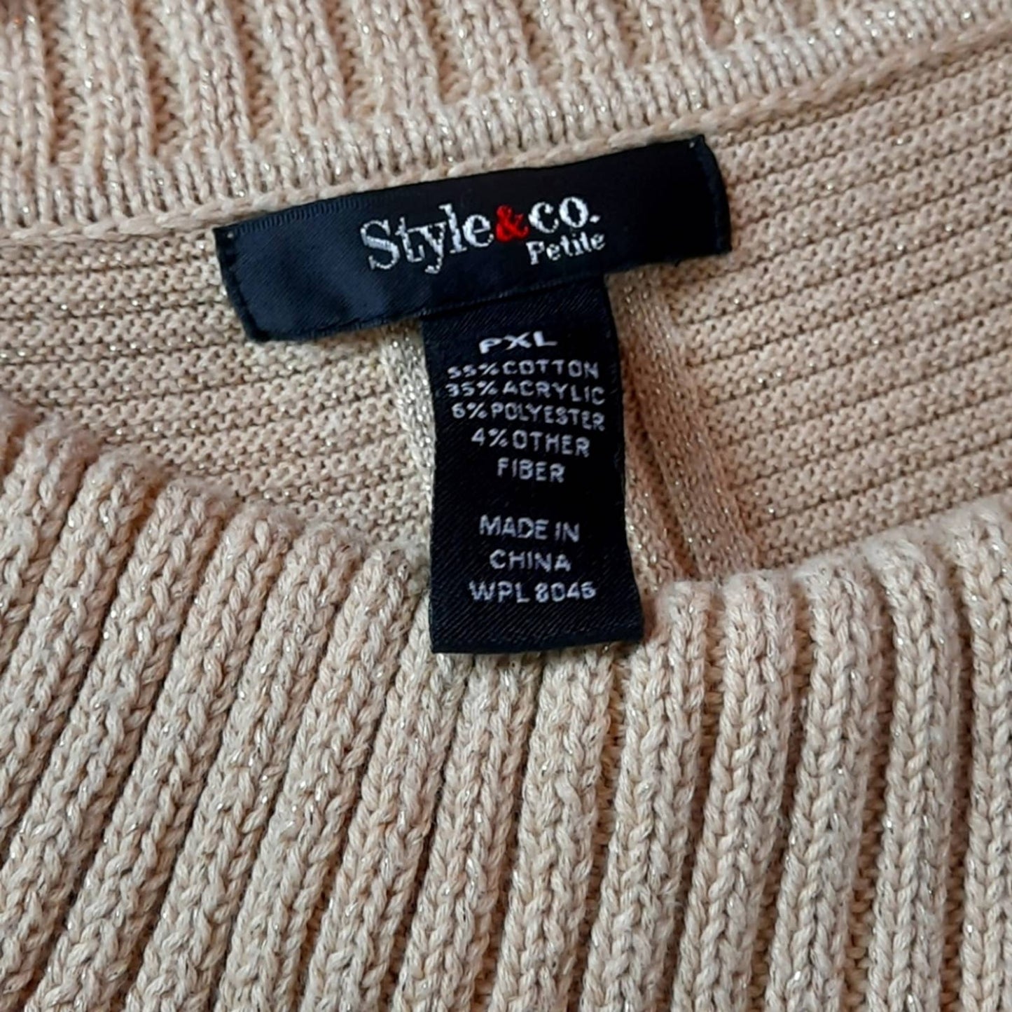 Style & Co Knit Sweater NWOT