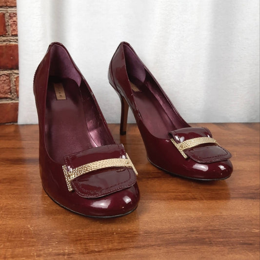 Tahari Pierce Burgundy Heels